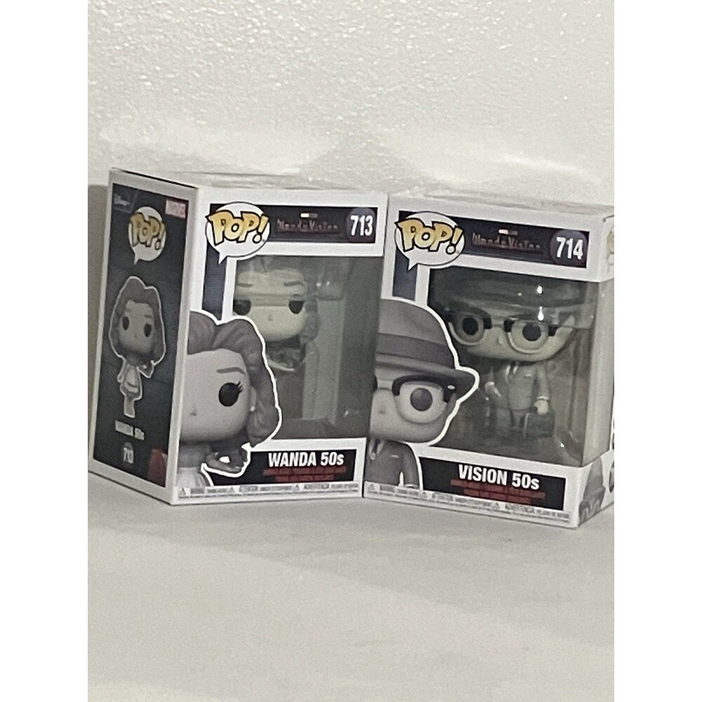 Funko Pop! Wanda Vision 50’s Bundle 714 & 713 NIB Vinyl Figures